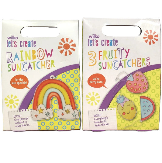 Wilko Let’s Create Suncatchers 2 PK