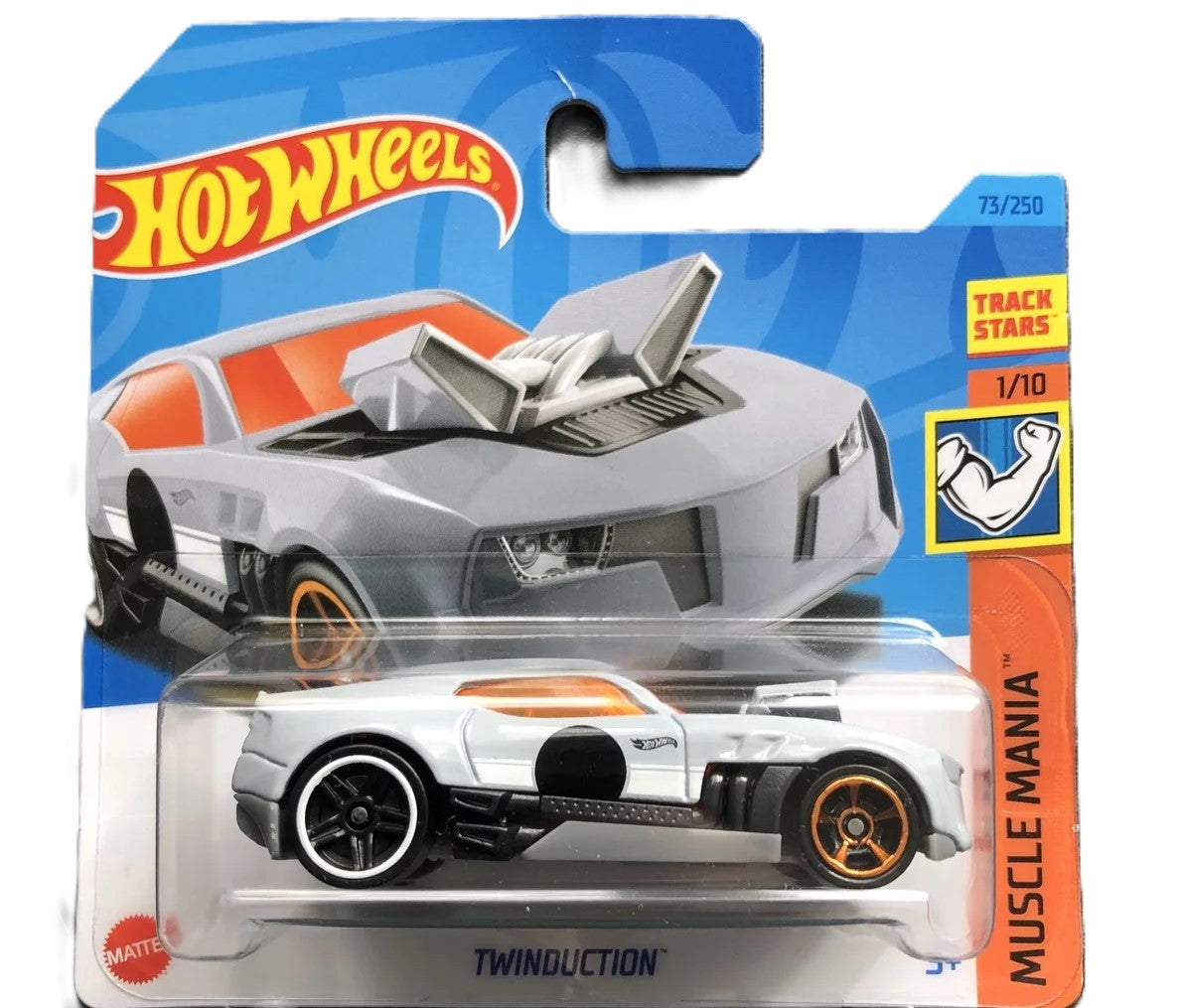 Hot Wheels Twinduction (Muscle Mania) 2023 (2021) 1/10 (73/250) Light Grey