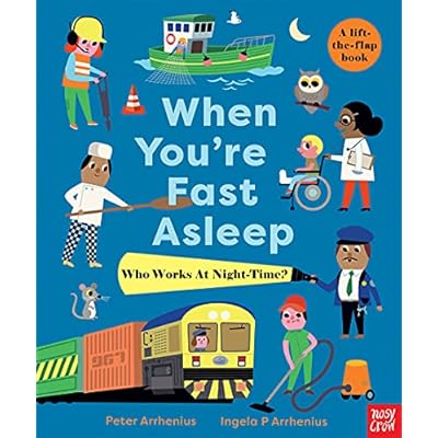 When You're Fast Asleep - Who Works at Night-Time? by Peter Arrhenius (Board Book, 2022)